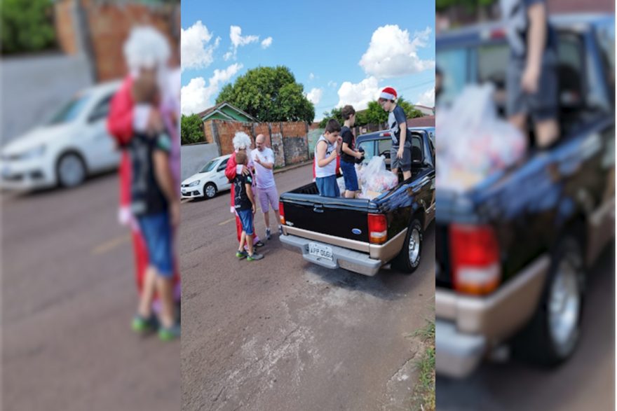Crianças recebem kits de doces nos bairros Santa Cruz e Interlagos