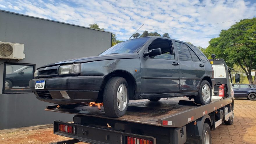 Fiat Tipo com registro de furto é recuperado em ação da PM