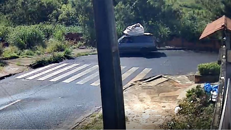 Câmera flagra descarte irregular de lixo em Cascavel