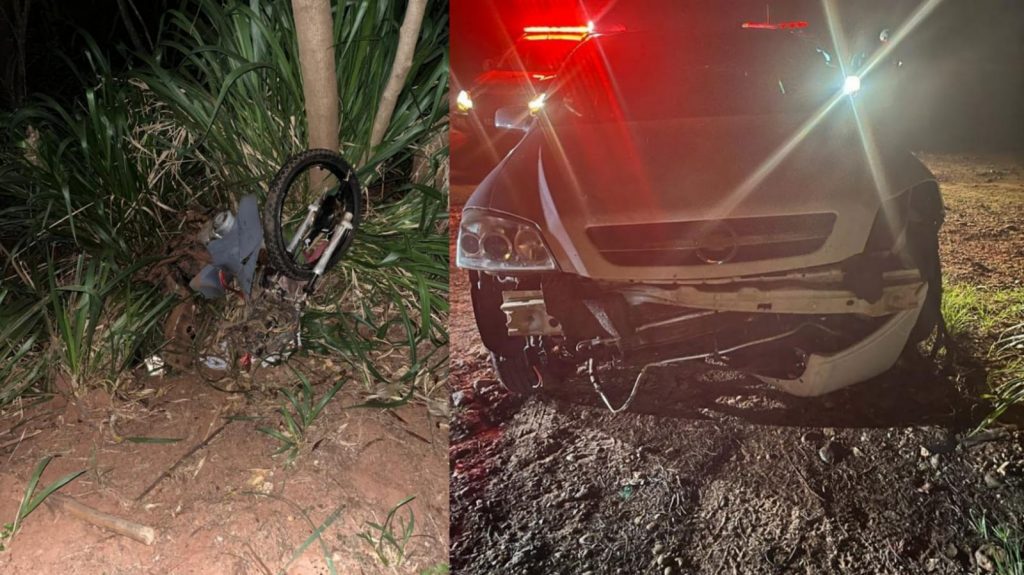 Grave acidente deixa uma mulher morta próximo ao trevo de Iporã