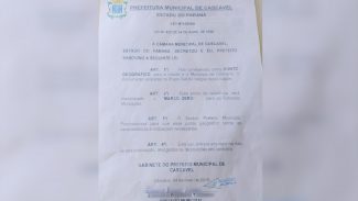 Homem que arrombou gabinete estava com documento o qual assinou como Prefeito de Cascavel