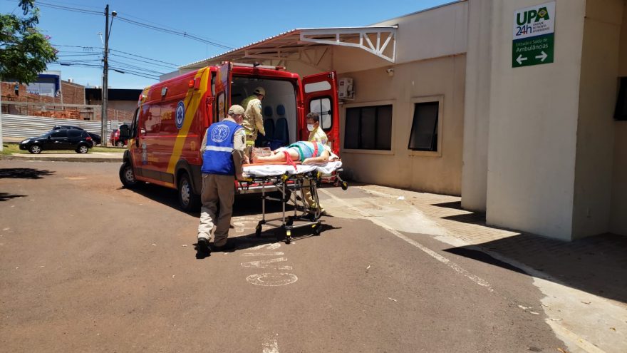 Mulher sofre queda no interior de residência no Bairro Brasília