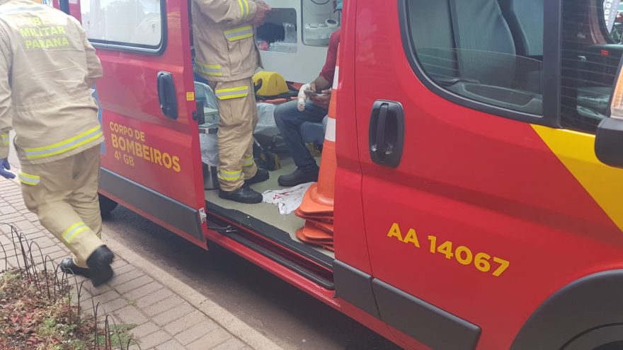 Homem prende a mão em cilindro de pastelaria no Floresta