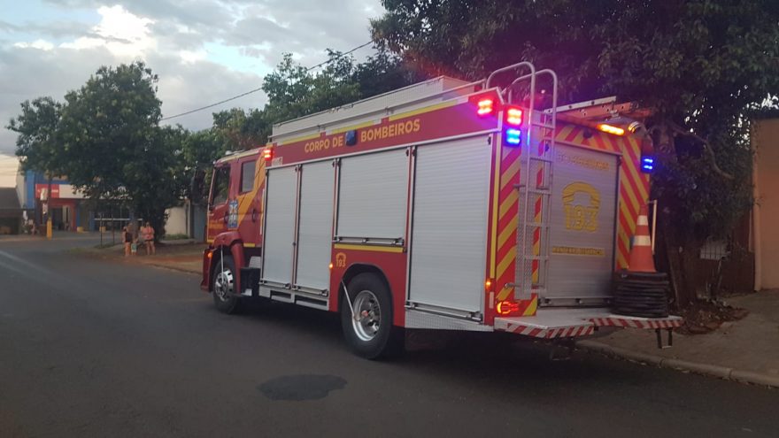 Bombeiros são acionados em princípio de incêndio na região Norte