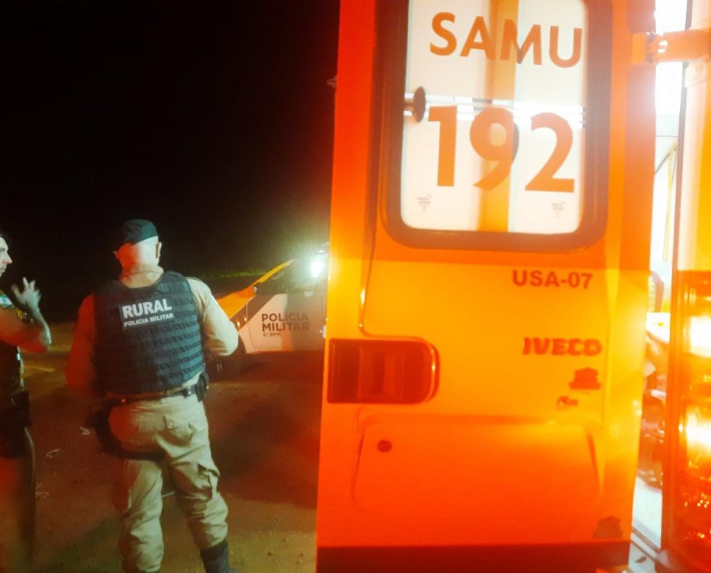 Vítimas de assalto são sedadas e deixadas com as mãos amarradas em área rural na BR-163, próximo ao contorno oeste
