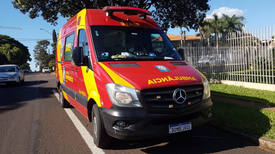 Motociclista fica ferido após acidente de trânsito no Bairro Neva