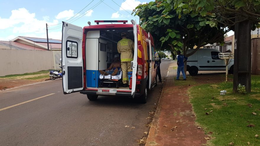 Com lesão na cabeça provocada por agressão, homem é socorrido no Coqueiral