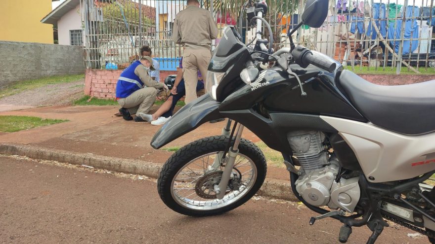 Motociclista fica ferido após sofrer queda no Interlagos
