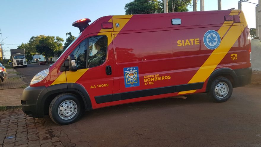 Ao se ferir com empilhadeira, homem sofre suspeita de fratura no pé