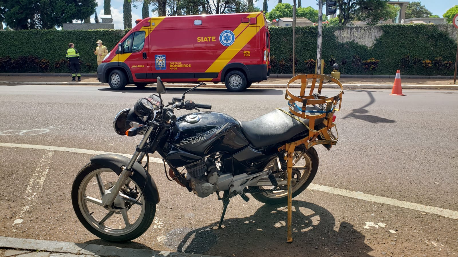 Motociclista Fica Ferido Ao Se Envolver Em Acidente Com Fusca Cgn O Maior Portal De Notícias 1049