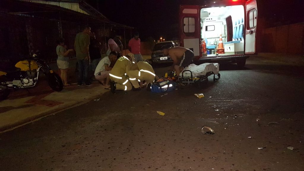 Motociclista fica ferido após colisão no Interlagos
