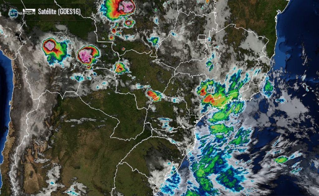 Instabilidade traz chuvas a Cascavel nesta quarta-feira; máxima será de 26°C