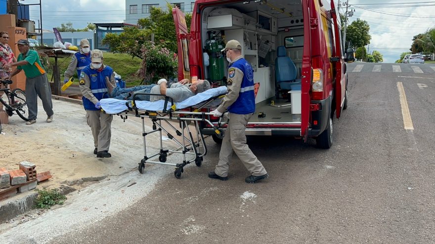 Trabalhador fere a mão ao manusear serra mármore no Bairro Floresta