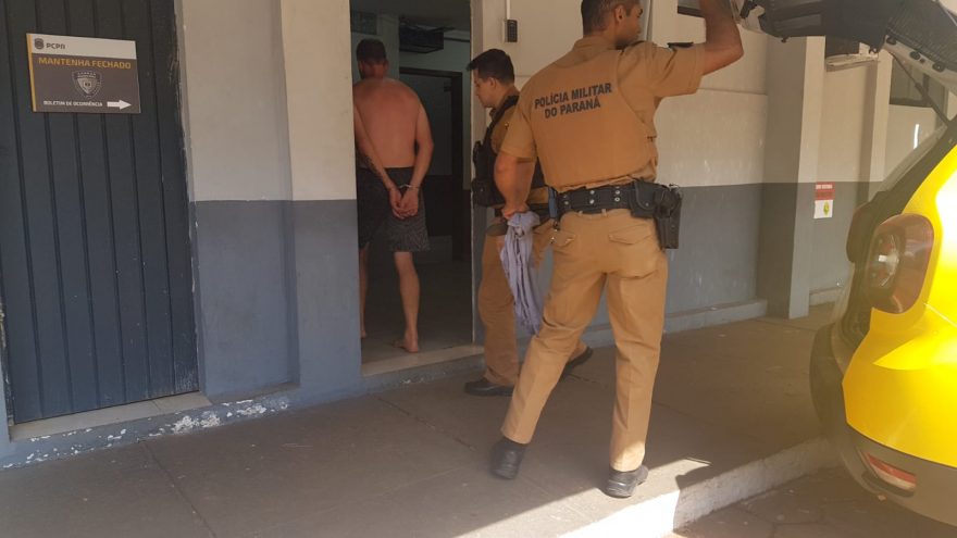 Acusado de violência doméstica é detido pela PM