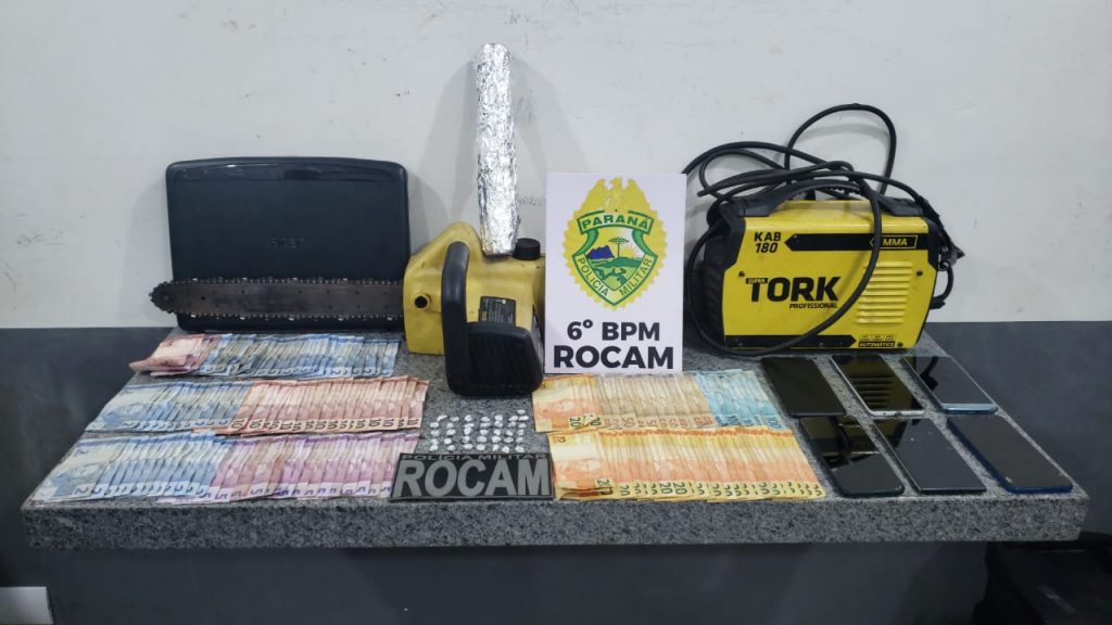 Rocam desarticula ponto de drogas no Centro