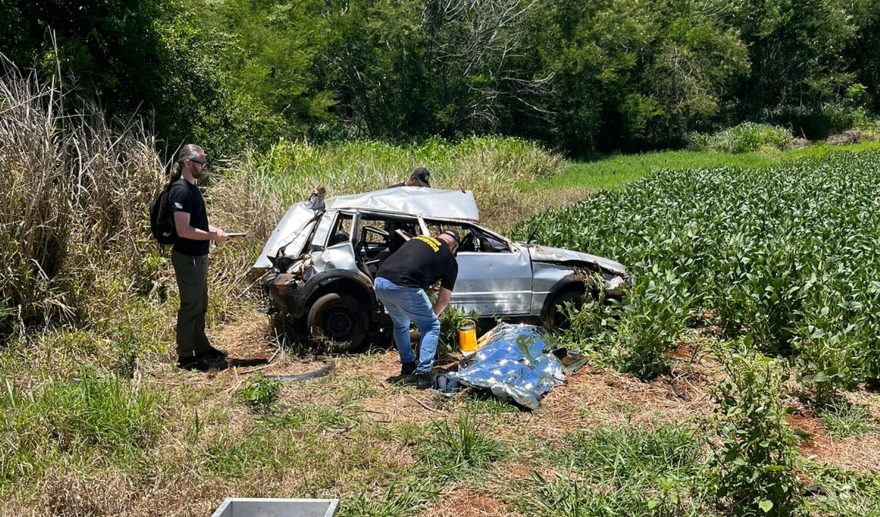 Chegam a Cascavel corpos das vítimas de grave acidente na PR-484