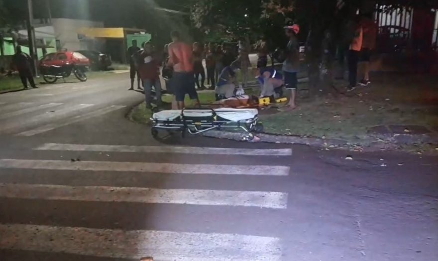Carro do Super Puppo e moto colidem fortemente no Periolo