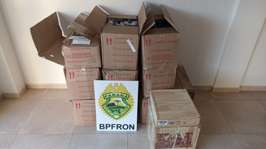 BPFron apreende bebidas estrangeiras em Santo Antônio do Sudoeste