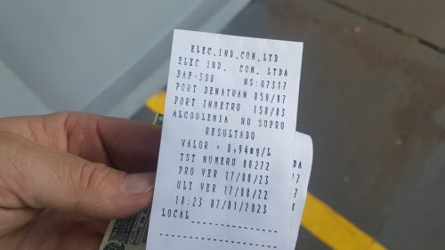 Com 0,94 mg/L de embriaguez, jovem é detido em Cascavel