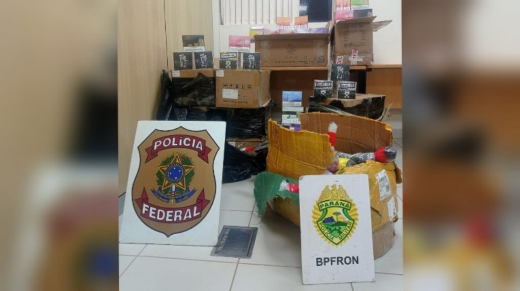Mulher é detida com mais de R$ 250 mil em mercadorias contrabandeadas em Foz