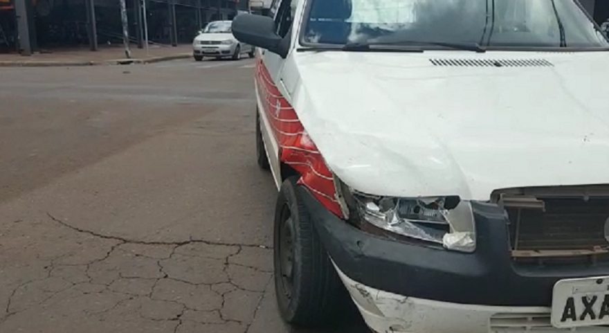Colisão de trânsito é registrada no Alto Alegre