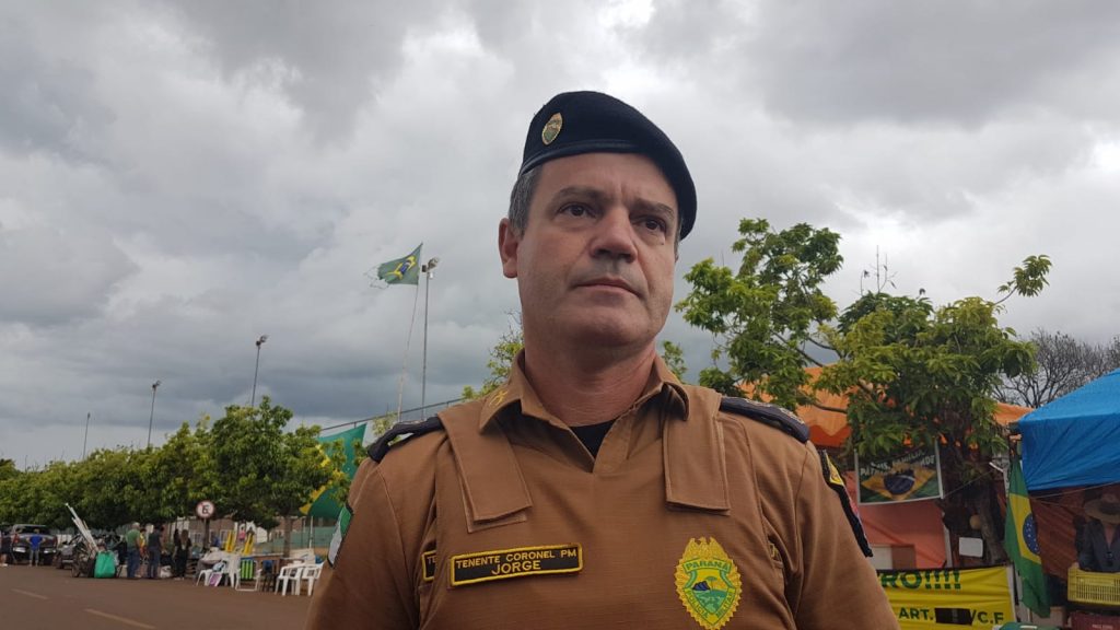 Tenente Coronel da PM fala sobre fim do acampamento de manifestantes