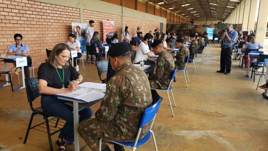 Feira de Empregos direcionada aos militares do Exército licenciados em 2023 é realizada