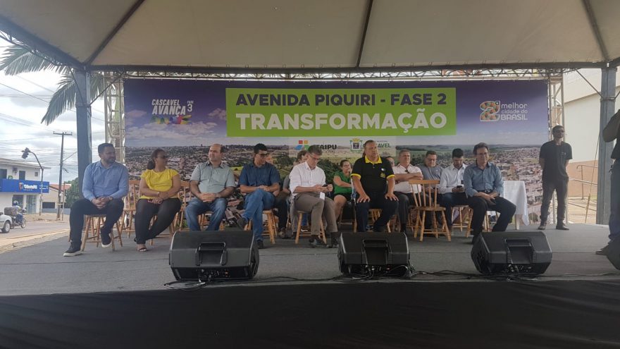 Agora vai! Prefeitura lança obra para revitalização da Avenida Piquiri