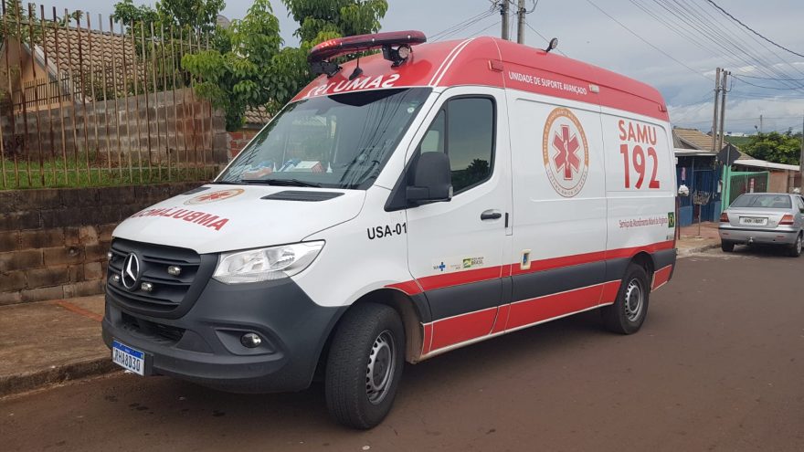 Samu presta atendimento a pessoa em situação de risco