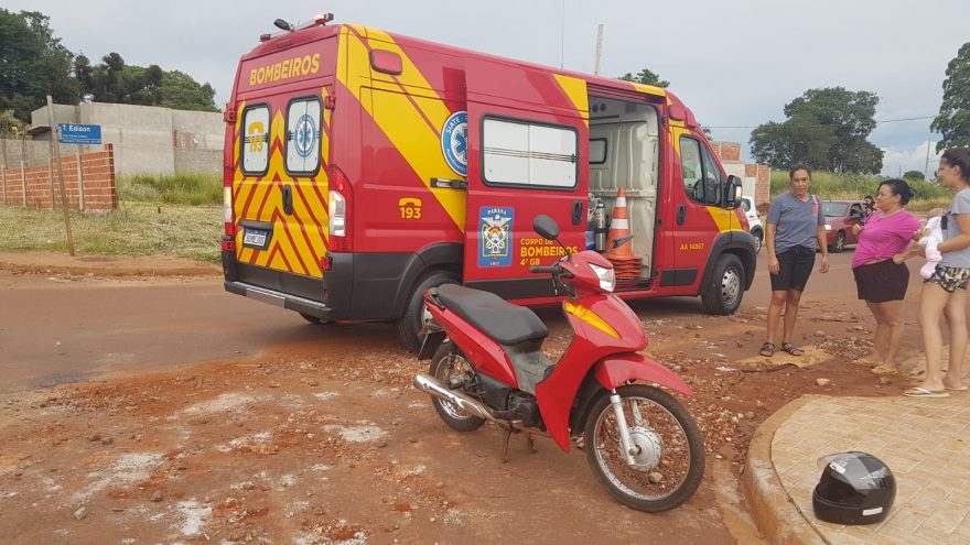 Motociclista fica ferida após colisão no Interlagos