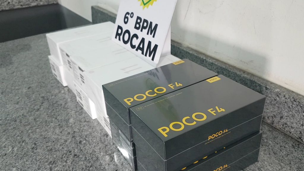 Rocam apreende R$ 35 mil em aparelhos celulares durante Operação Hórus