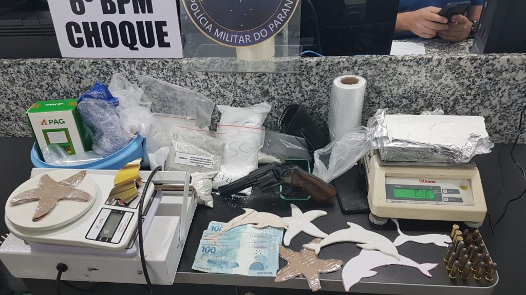 Cocaína de refinarias desmanteladas em Cascavel já saia prensada com marca própria