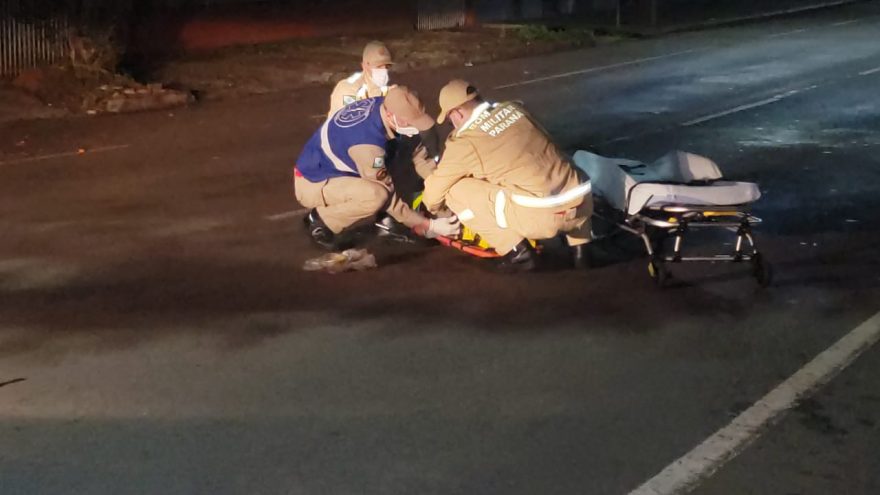 Vítima de assalto é socorrida após ser espancada por ladrão