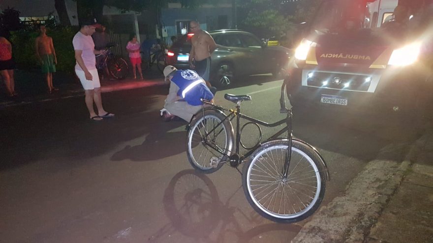 Homem fica ferido ao sofrer queda de bicicleta no Santo Onofre