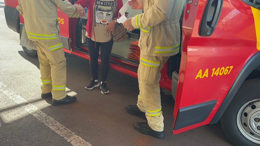 Idosa passa mal e pede socorro no posto do Corpo de Bombeiros