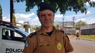 Bomba encontrada no Cancelli: Comando da PM acompanha ocorrência