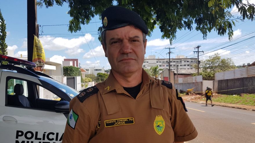 Bomba encontrada no Cancelli: Comando da PM acompanha ocorrência