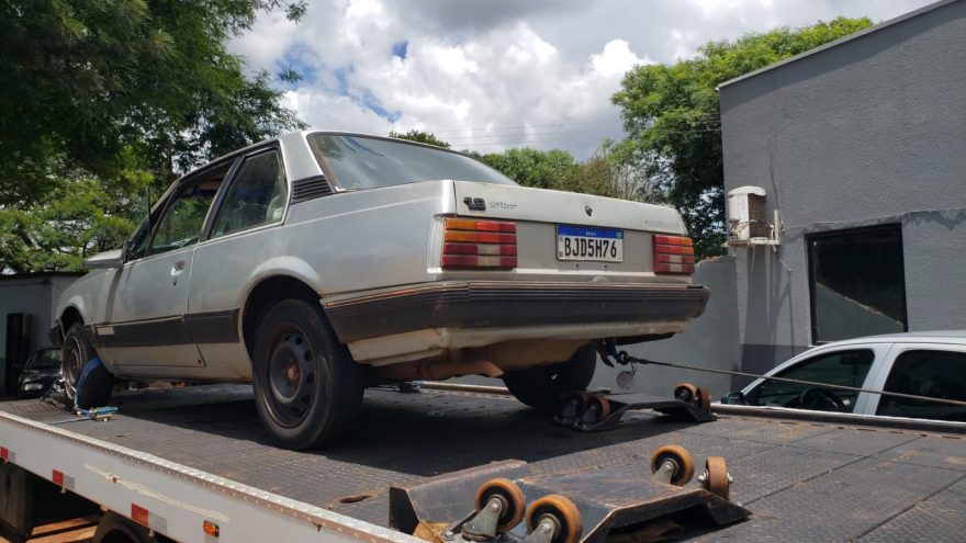 Monza furtado em Santa Tereza é recuperado