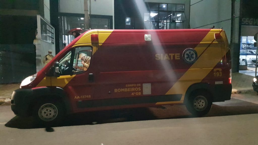 Adolescente fica ferida durante treino