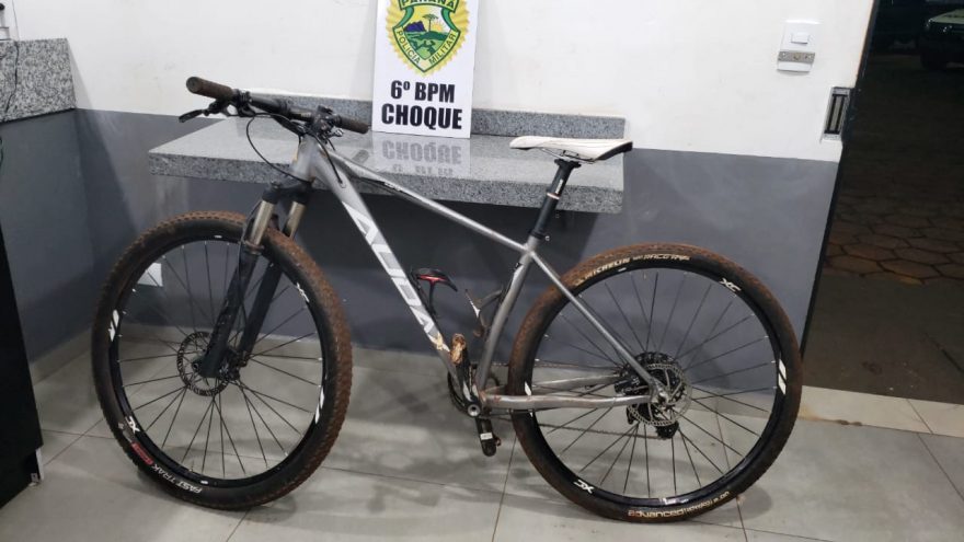 Bike furtada no domingo é recuperada pela Choque no Cascavel Velho