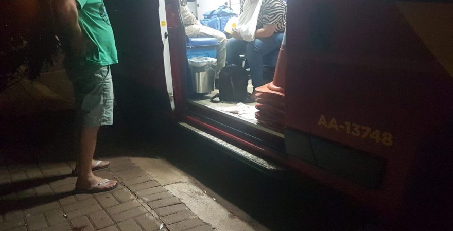 Idosa é socorrida pelo Siate ao sofrer queda dentro de casa