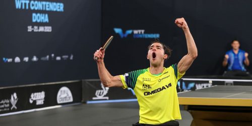 Imagem referente a Calderano leva WTT Contender Doha, o 2º título consecutivo de 2023