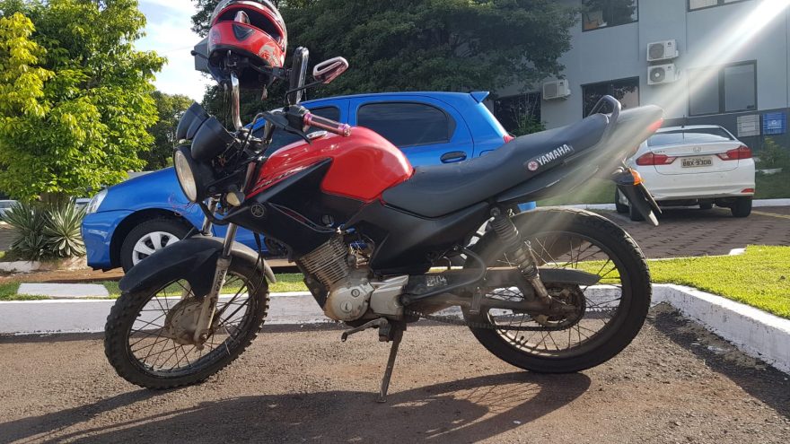 Moto com registro de furto é recuperada em sítio no Maria Luiza