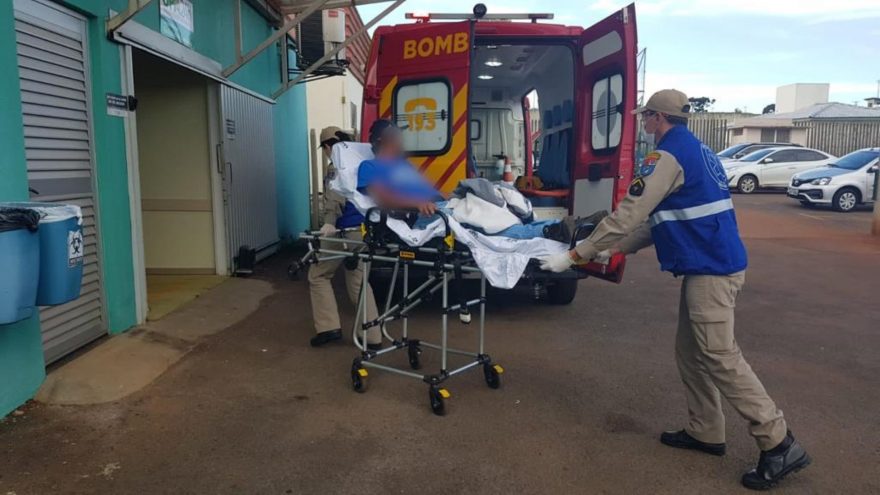 Homem fica ferido ao sofrer queda em Cascavel