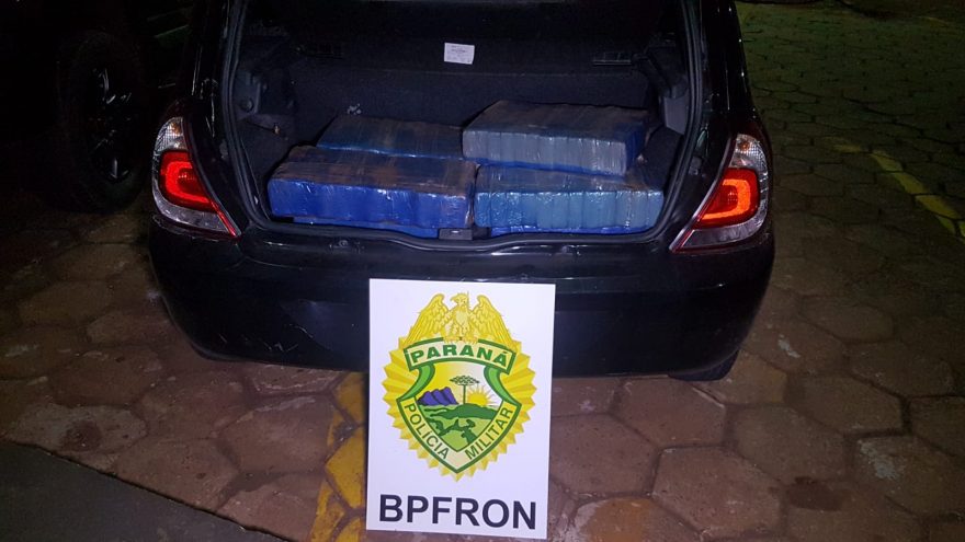 Clio ‘recheado’ com drogas é apreendido na BR-163