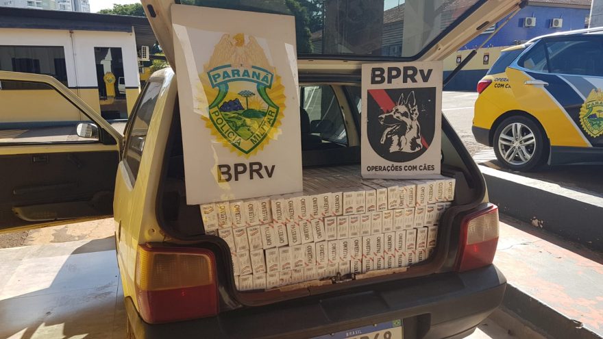 Veículo carregado com cigarros é apreendido e encaminhado à Cascavel