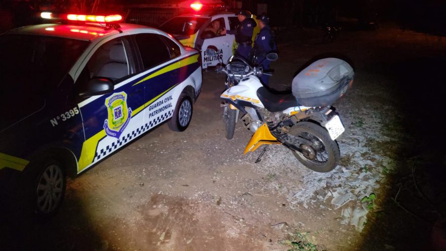 Moto adesivada da Copel é recuperada pela Guarda Civil Patrimonial