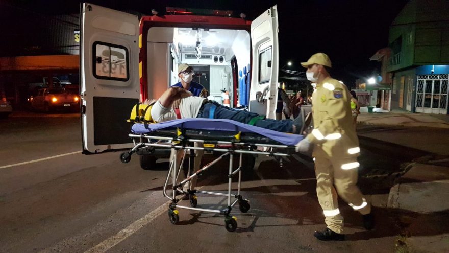 Motociclista fica ferido em acidente de trânsito no Alto Alegre