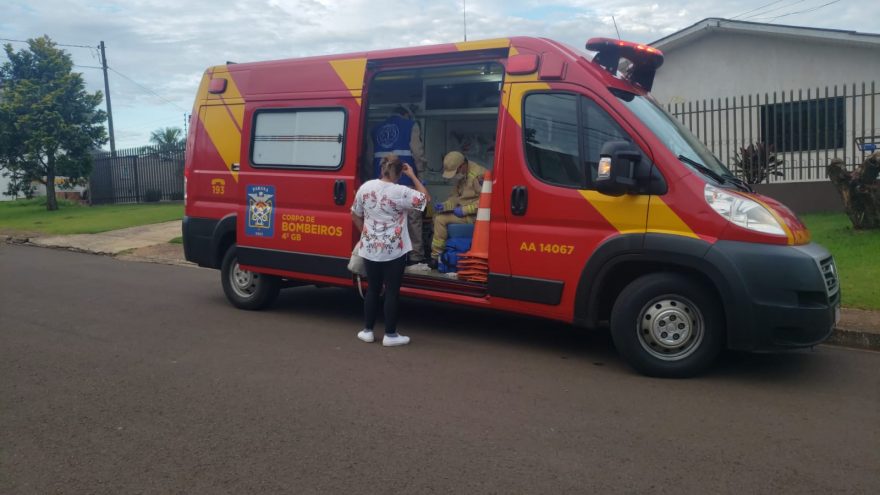 Homem sofre queda de escada no Bairro Brasília e fica ferido