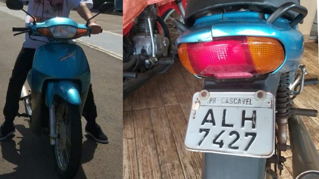 Honda Biz, placa ALH-7427, foi furtada do estacionamento da Upa Veneza